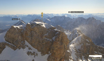 Slika pregleda web-kamere Zugspitze